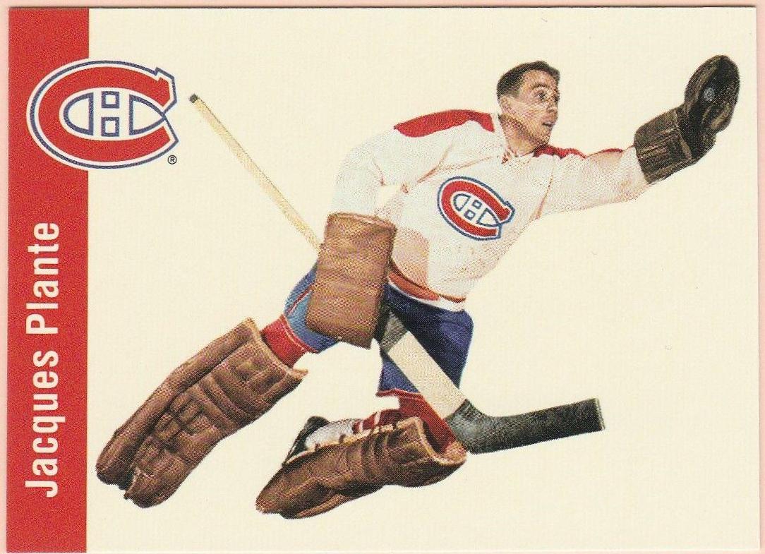Jacques Plante #72 Hockey Cards 1994 Parkhurst Missing Link
