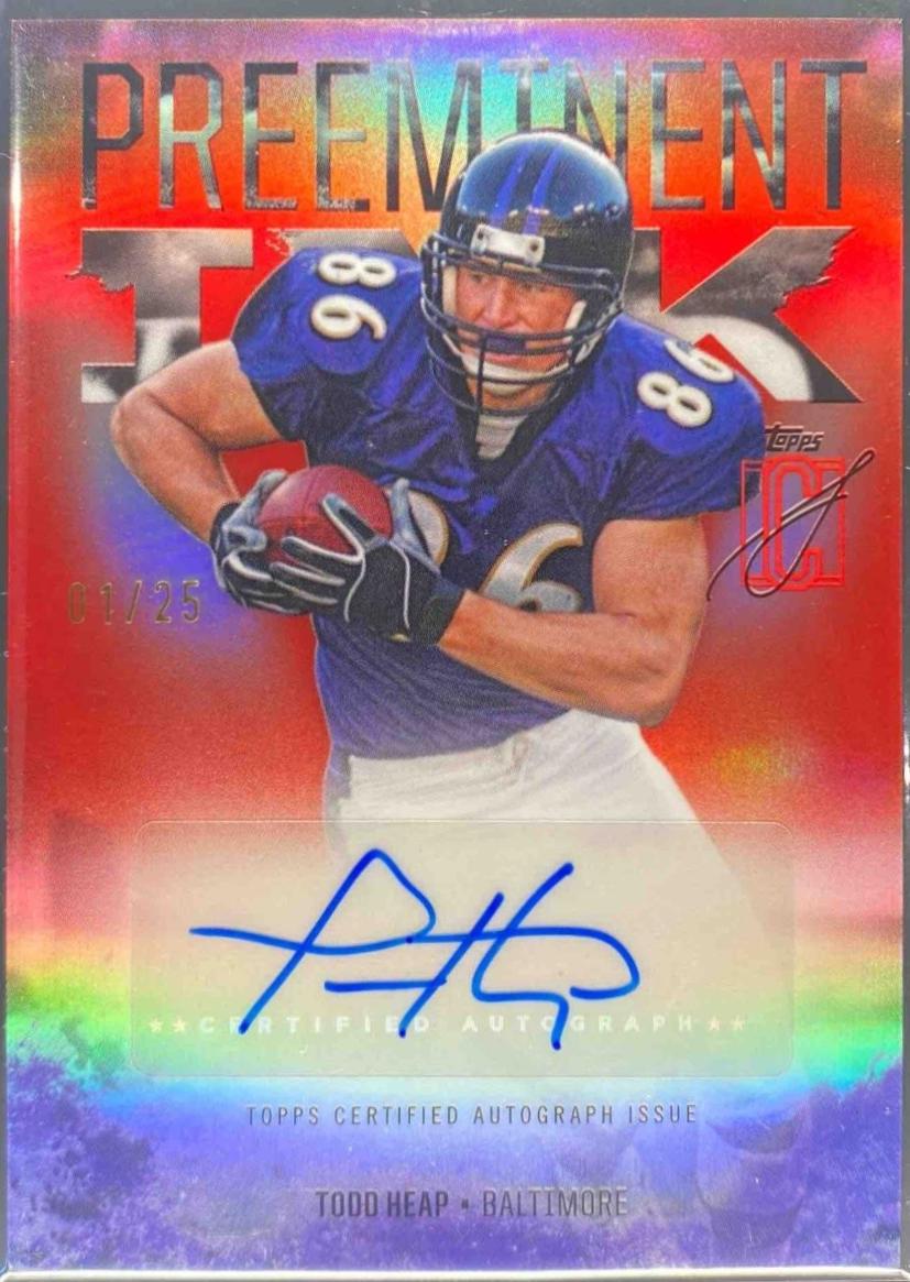 Todd Heap [Red] #PI-TH