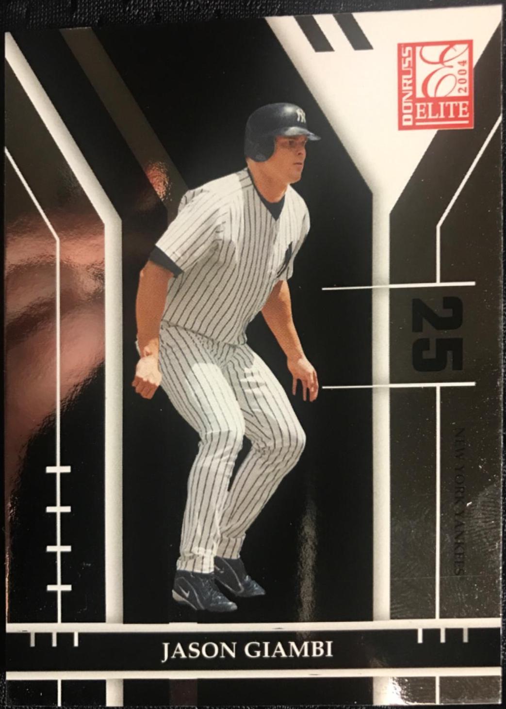 Jason Giambi #41 Baseball Cards 2004 Donruss Elite