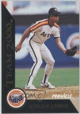 Andujar Cedeno #33 Baseball Cards 1992 Pinnacle Team 2000