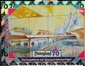 The PeopleMover and Spaceport & Rocket Flight [70 Anniversary Foil]] | 2025 Topps Disneyland 70th Anniversary