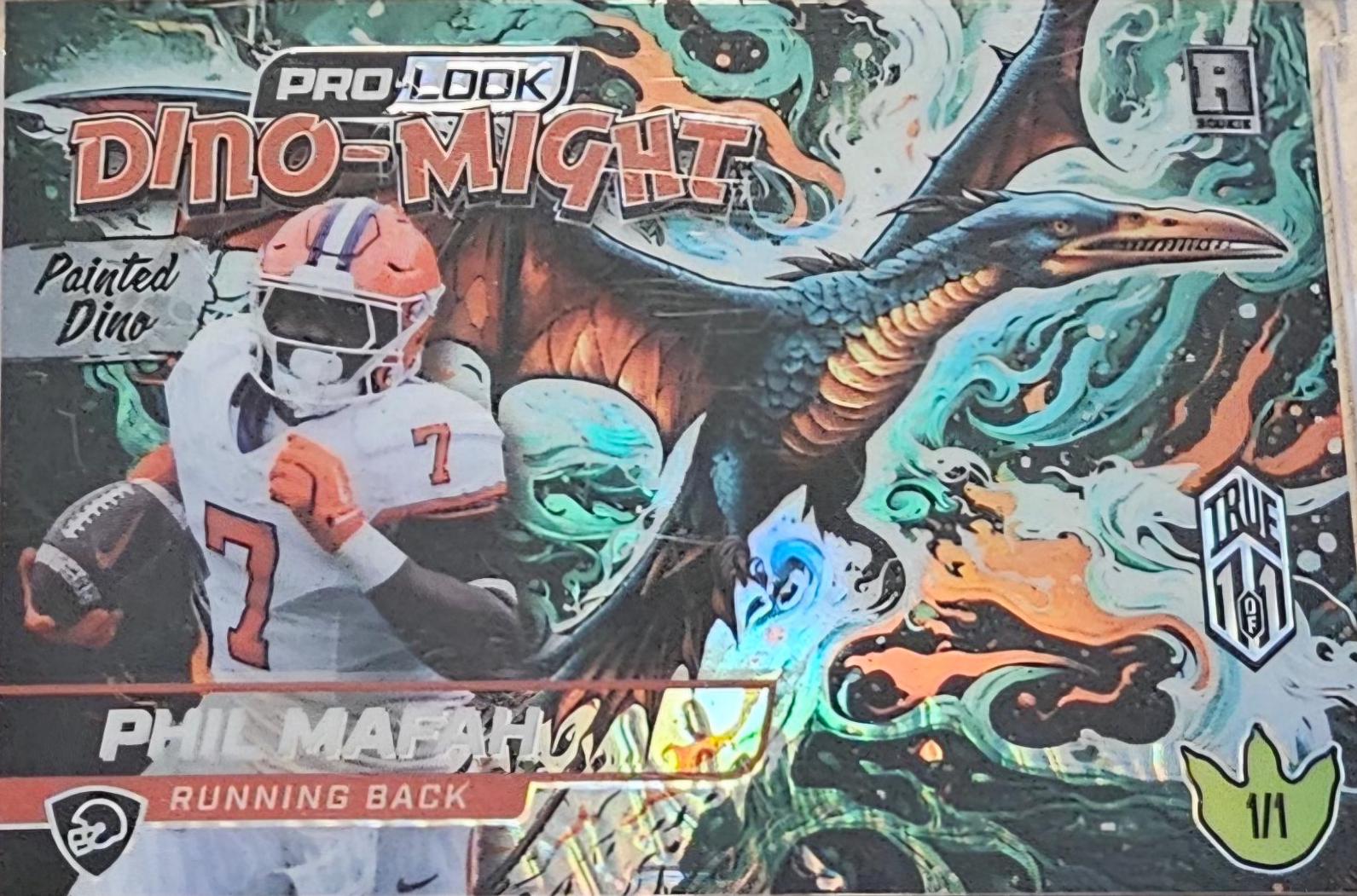 Phil Mafah #DPPD-PM 2025 Wild Card Pro Look Dinomight Football