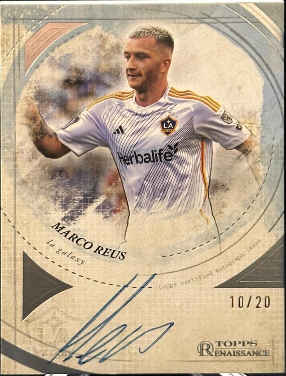 オンカードオート！Topps MARCO REUS ロイス 直筆サイン 20シリ Marco Reus #RA-MR2 Prices | 2025 Topps Chrome MLS Renaissance