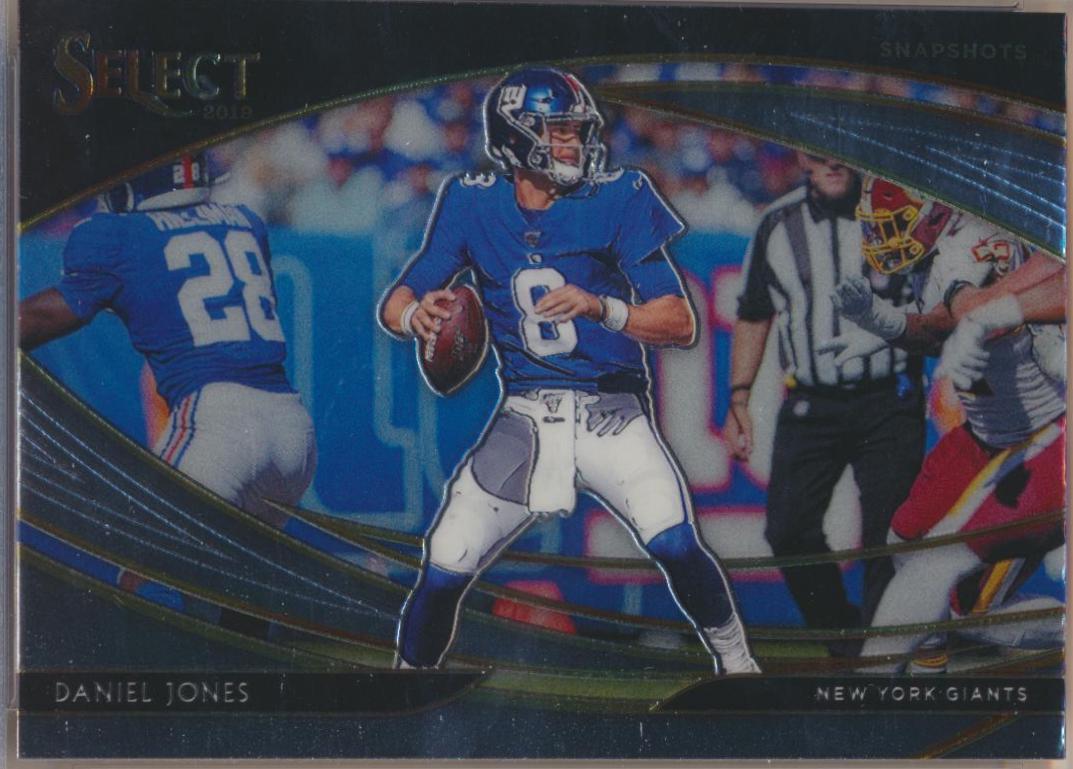 Daniel Jones #3 Football Cards 2019 Panini Select Snapshots