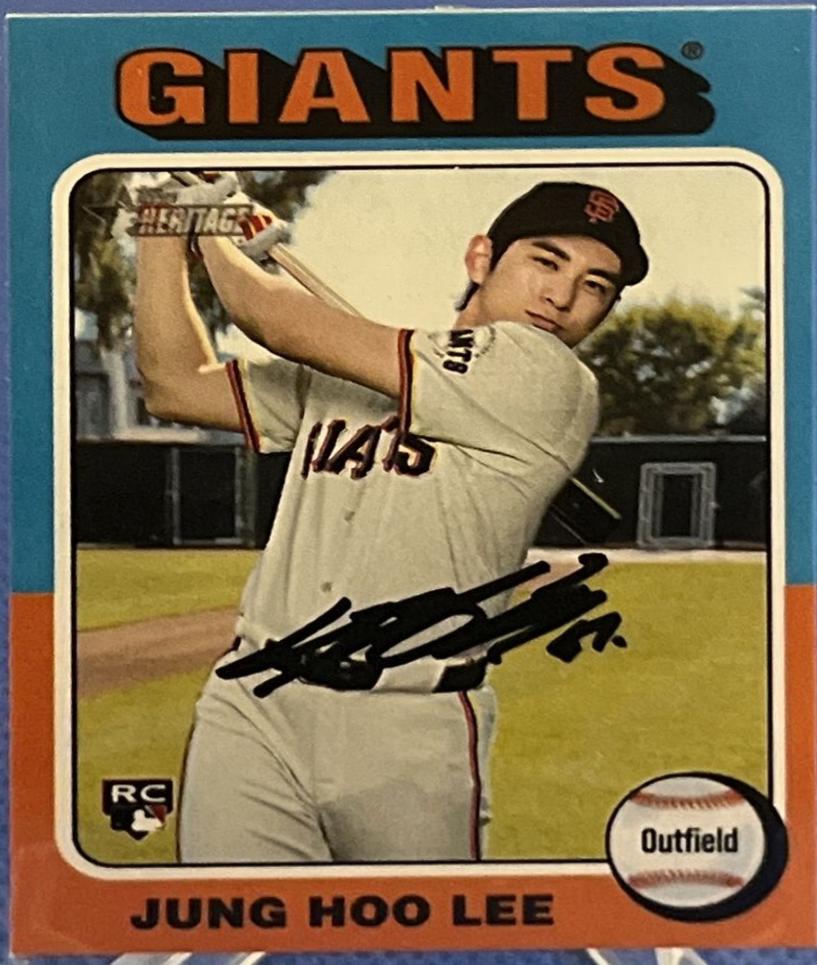 Jung Hoo Lee #545 Baseball Cards 2024 Topps Heritage Mini
