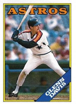 Glenn Davis #430 Baseball Cards 1988 Topps