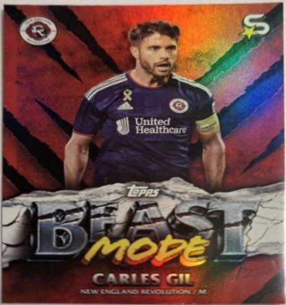Carles Gil #BM-28 Soccer Cards 2024 Topps Superstars MLS Beast Mode