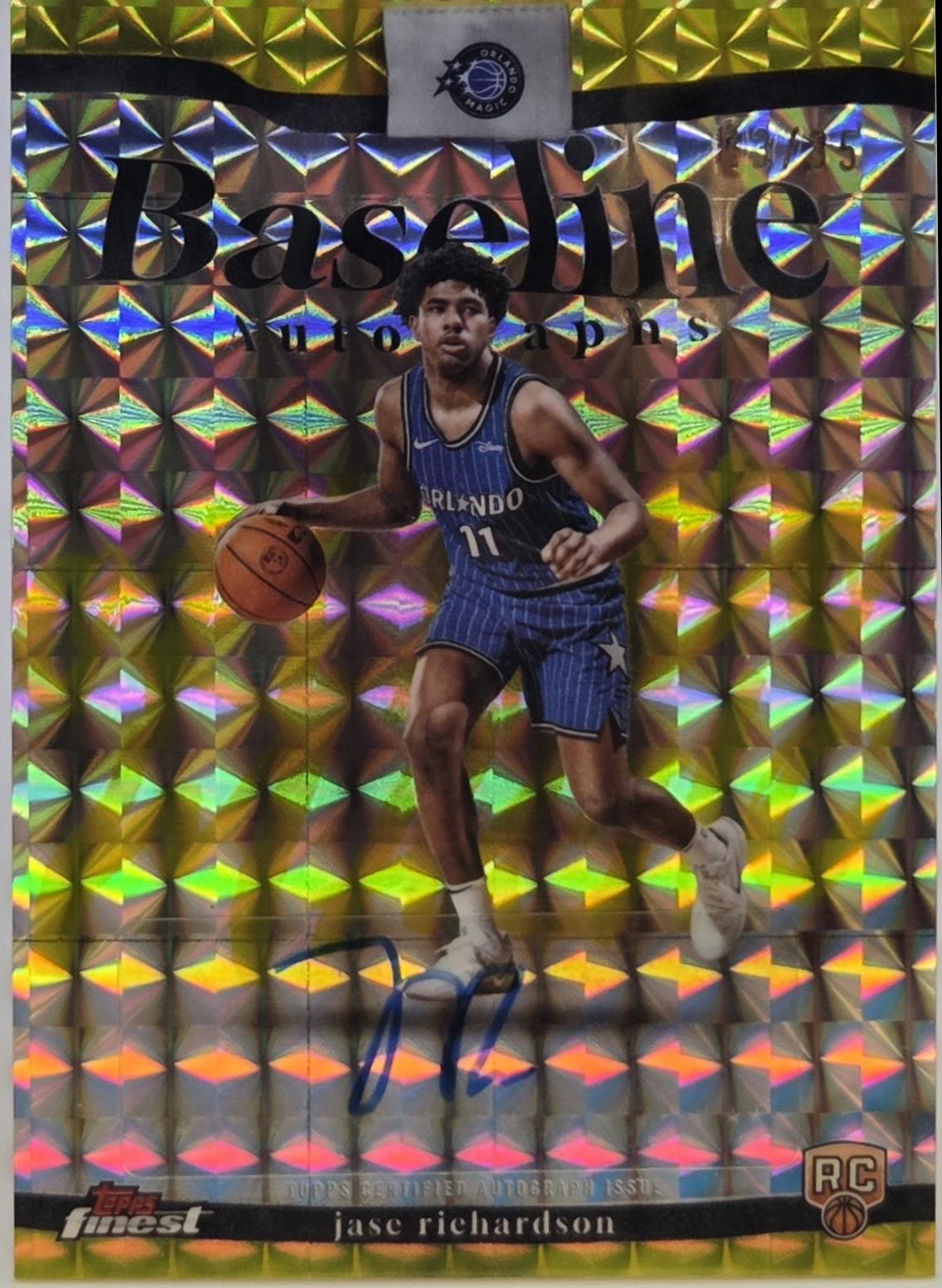 Jase Richardson [Yellow Geometric Refractor] #BA-JR
