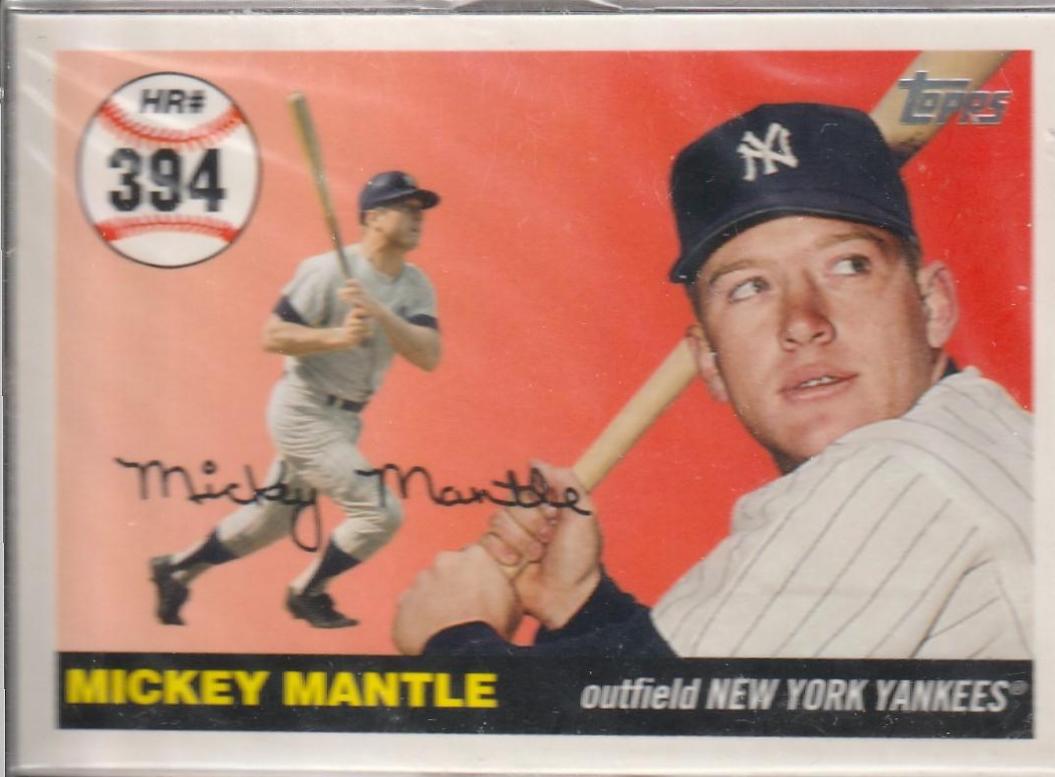 Mickey Mantle #MHR394 Baseball Cards 2007 Topps Mantle Home Run History