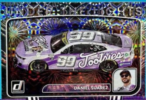 Daniel Suarez #UL17 Racing Cards 2023 Panini Donruss NASCAR Under the Lights