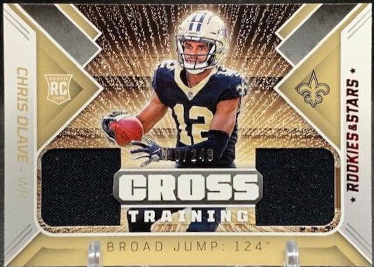 Chris Olave #CT-CO Football Cards 2022 Panini Rookies & Stars Cross Training
