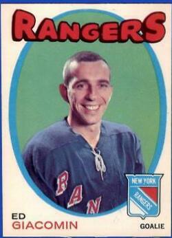 Ed Giacomin #220 Hockey Cards 1971 O-Pee-Chee