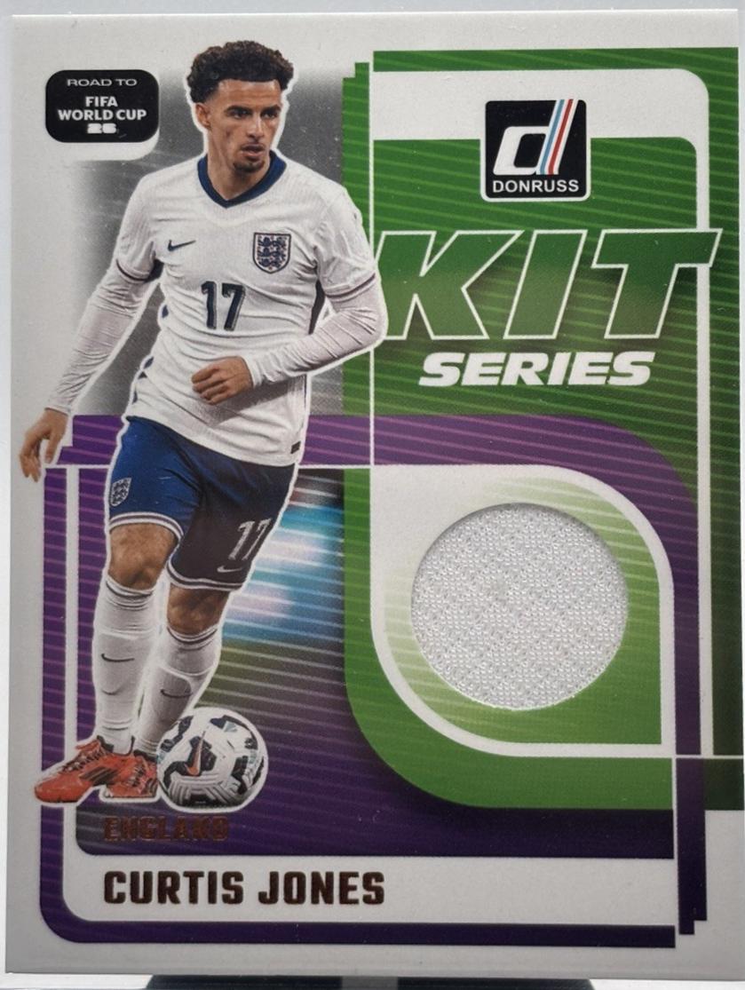 Curtis Jones #KS-CJ 2025 Panini Donruss Road To FIFA Kit Series