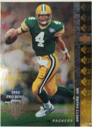 Brett Favre #163 Football Cards 1994 SP
