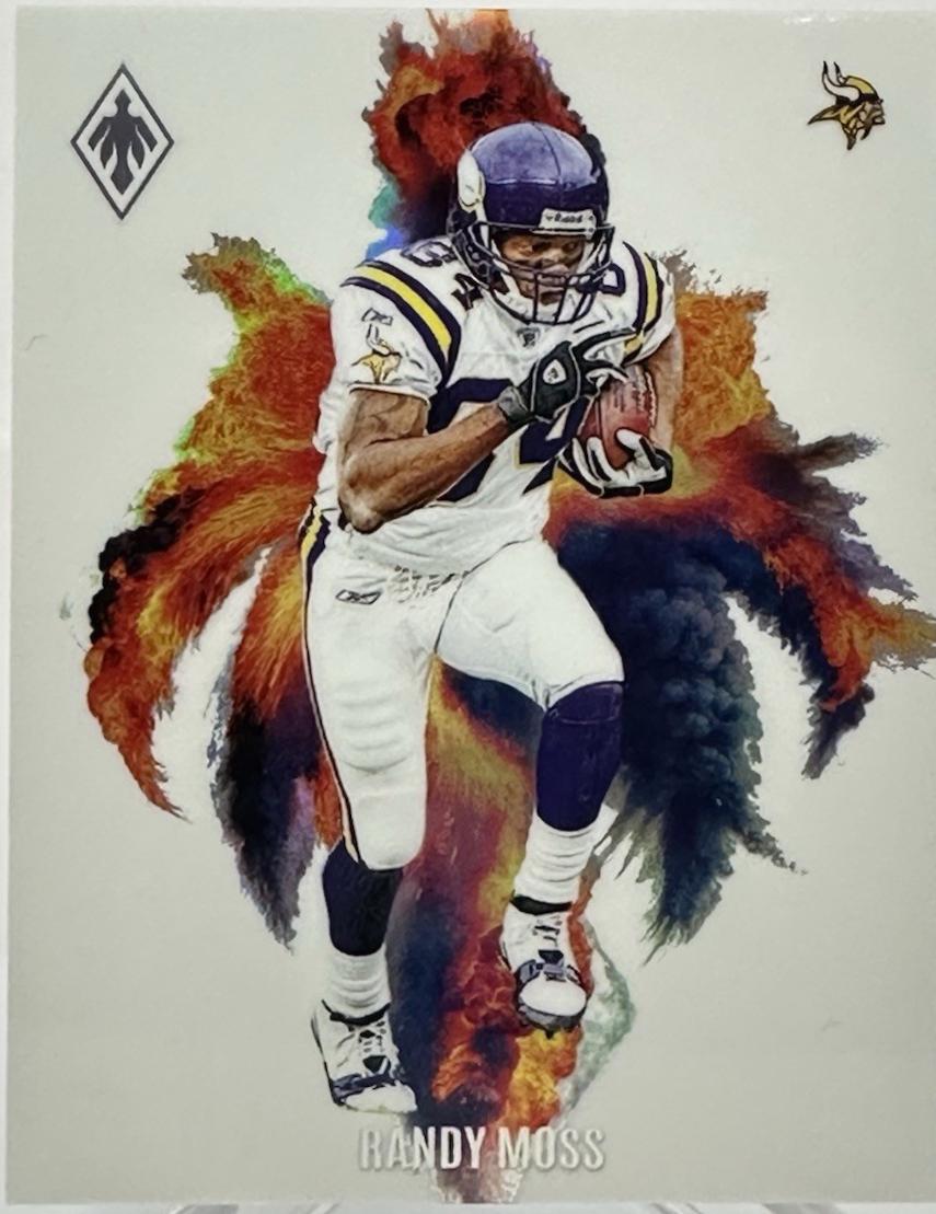 Randy Moss #CB-RMS Football Cards 2024 Panini Phoenix Color Blast