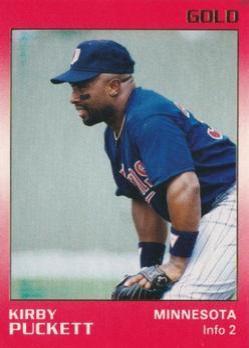 Kirby Puckett #6 1991 Star Gold Edition Baseball