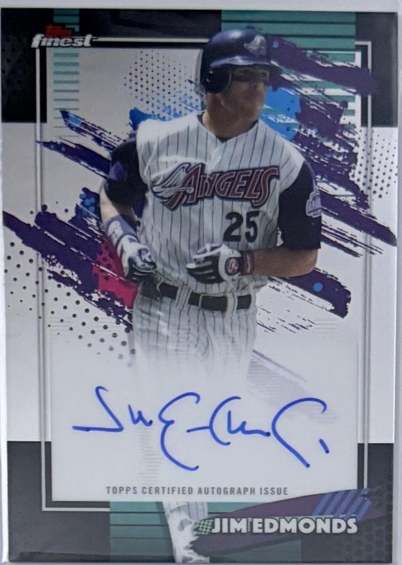 Jim Edmonds #FA-JE 2026 Topps Finest Autograph Baseball