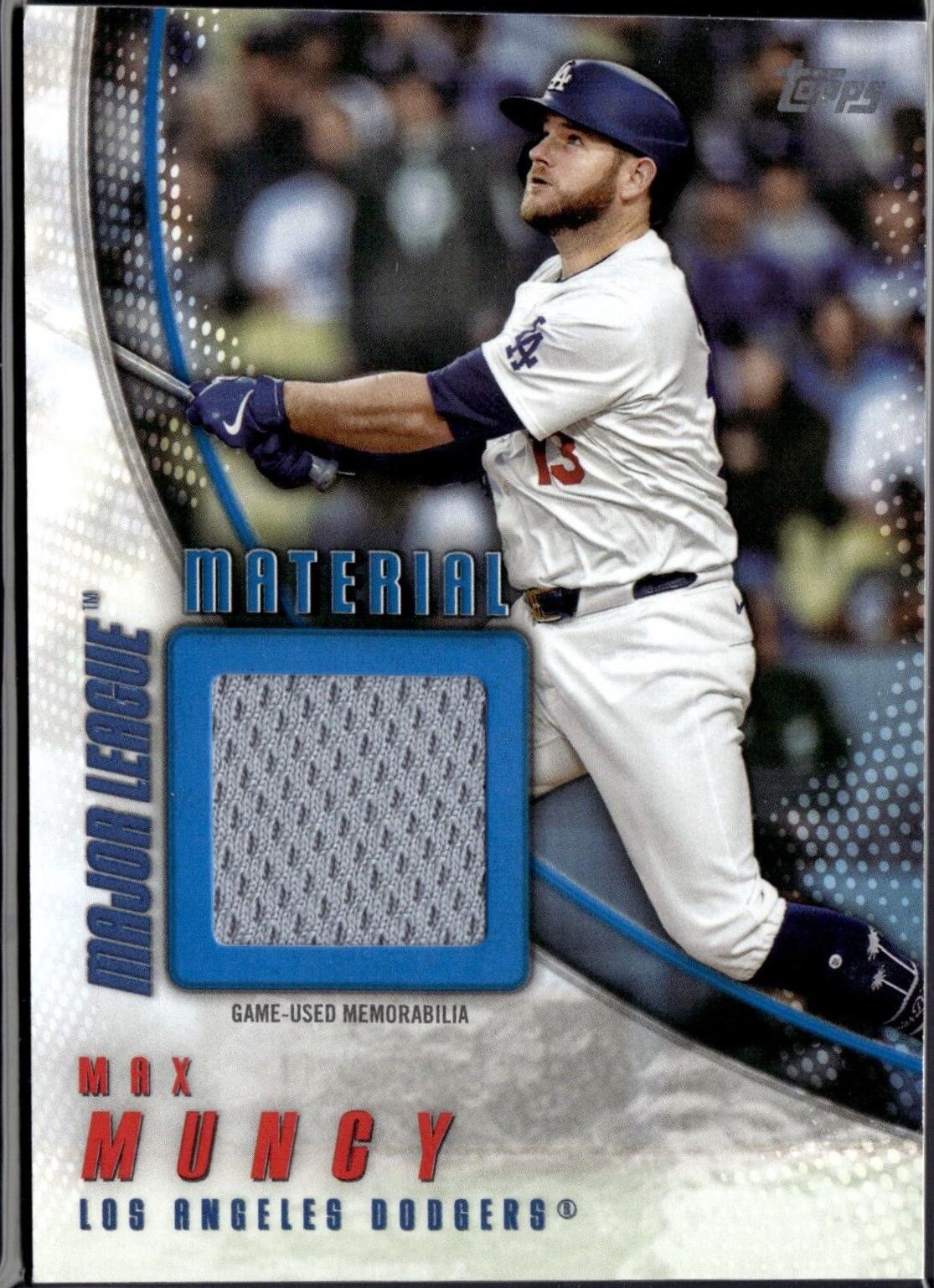Max Muncy #MLM-MMU 2025 Topps Major League Material Baseball