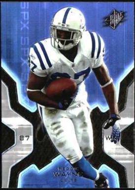 Reggie Wayne #44 Football Cards 2007 Spx