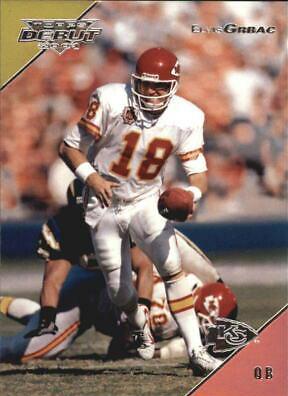 Elvis Grbac #32 Football Cards 2001 Topps Debut