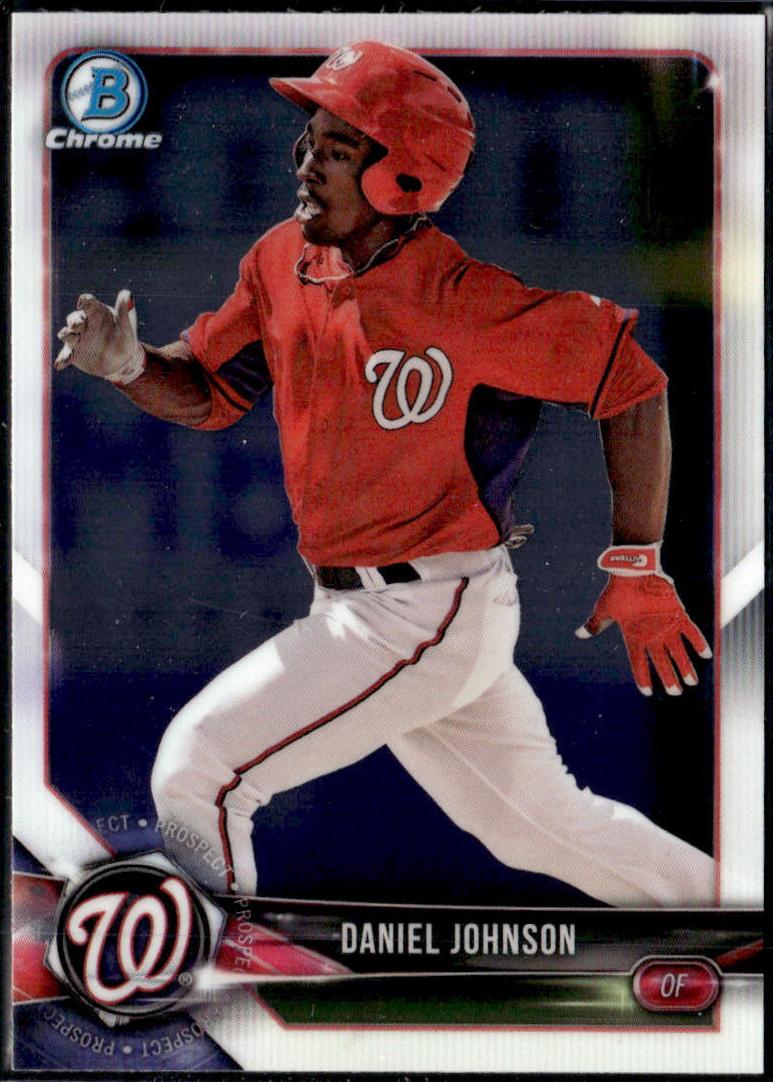 Daniel Johnson #BCP3 2018 Bowman Mega Box Chrome Baseball