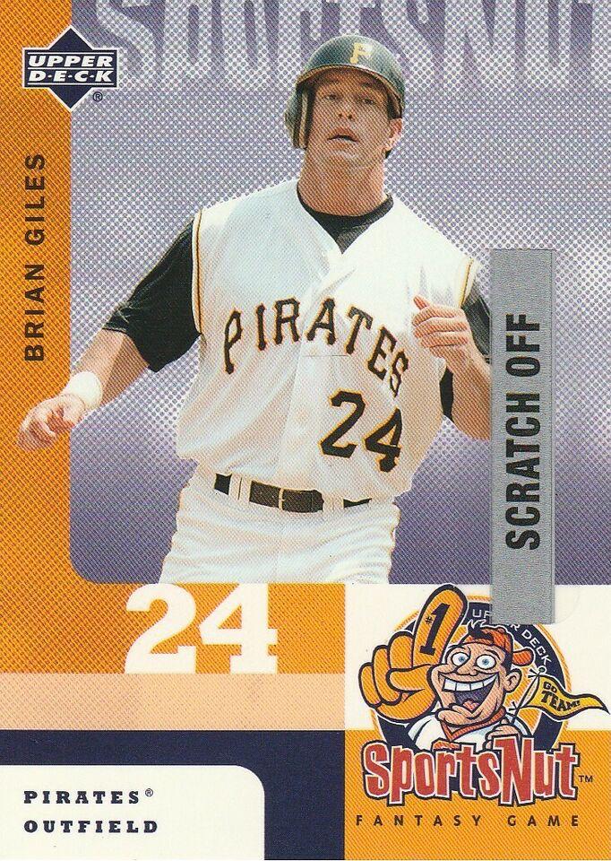 Brian Giles #SN43 Baseball Cards 2003 Upper Deck MVP Sportsnut Fantasy