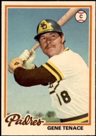 Gene Tenace #35 Baseball Cards 1978 O Pee Chee