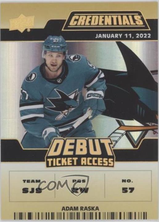 Adam Raska [Gold Horizontal Debut Ticket Access] #138