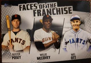 Buster Posey / Willie Mccovey / Mel Ott