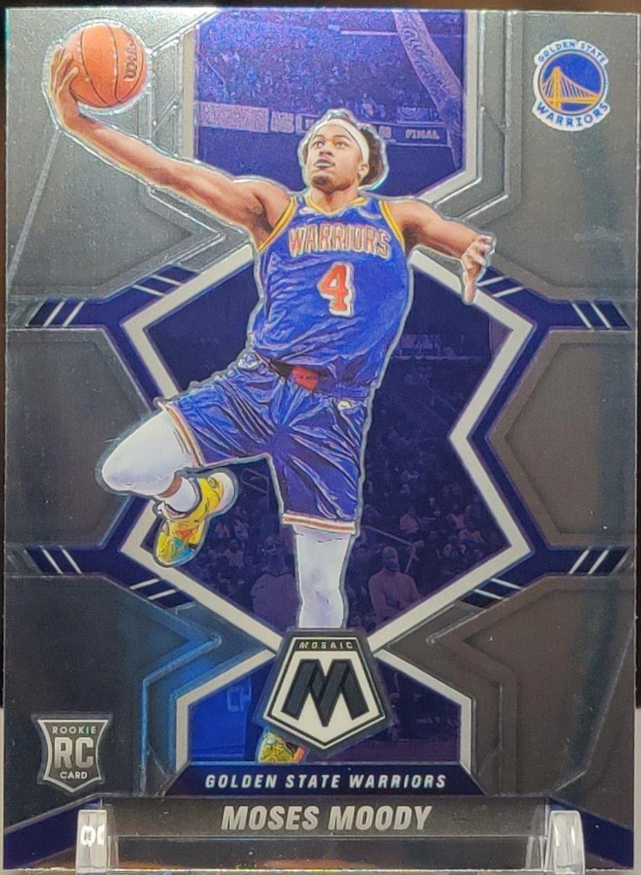 Moses Moody #211 Basketball Cards 2021 Panini Mosaic