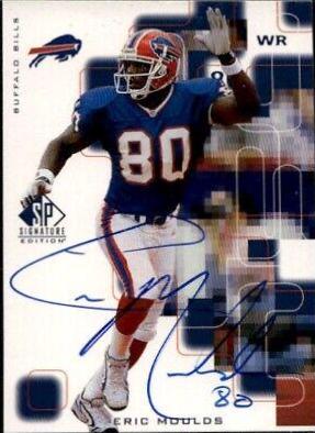Eric Moulds #15 Football Cards 1999 SP Signature