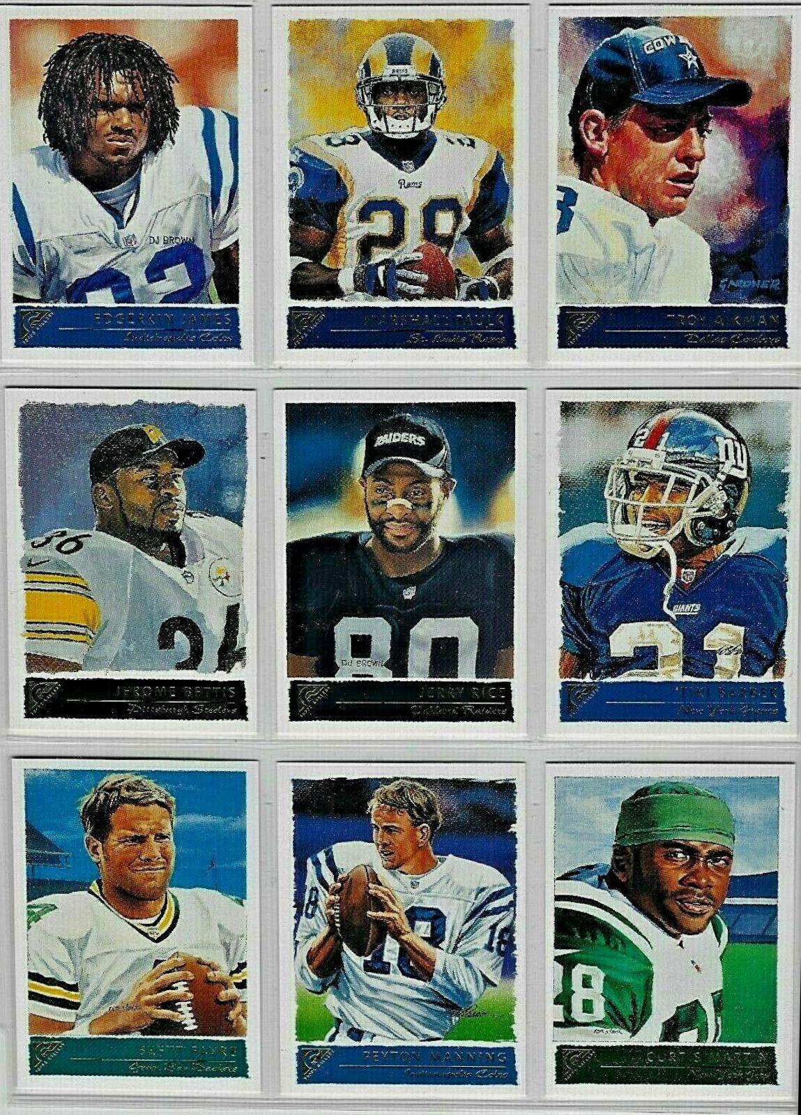 Peyton Manning #4 Football Cards 2001 Topps Gallery