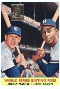 Mickey Mantle #24 Baseball Cards 1996 Topps Mantle Reprint