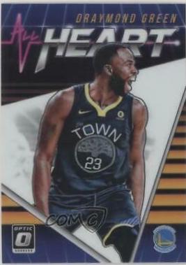 Draymond Green #6 Basketball Cards 2018 Panini Donruss Optic All Heart