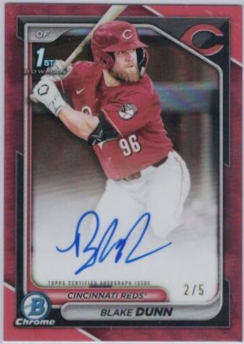 Blake Dunn [Red Refractor] #CPA-BD