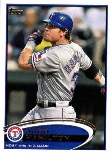 Josh Hamilton #US192 2012 Topps Update Baseball