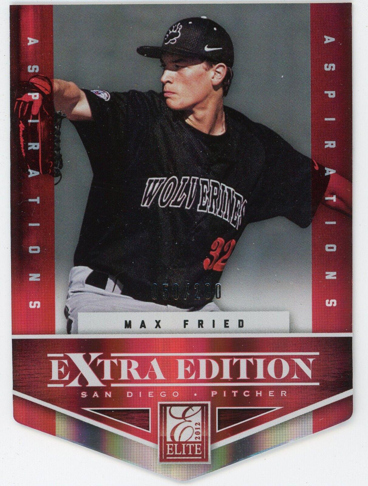 Max Fried #106 2012 Panini Elite Extra Edition Baseball