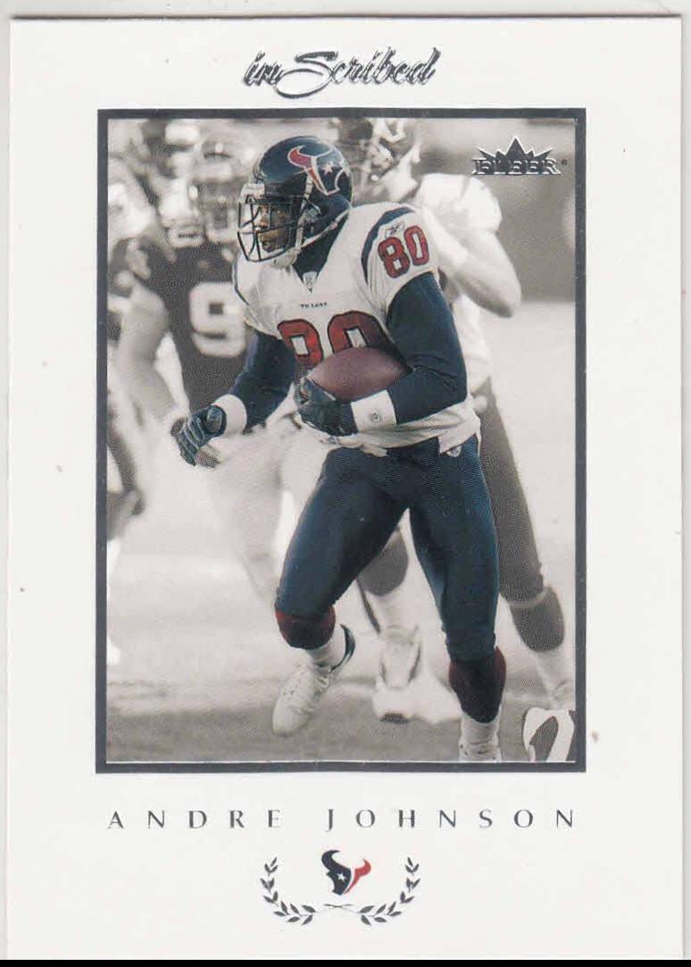 Andre Johnson #73 2004 Fleer Inscribed Football