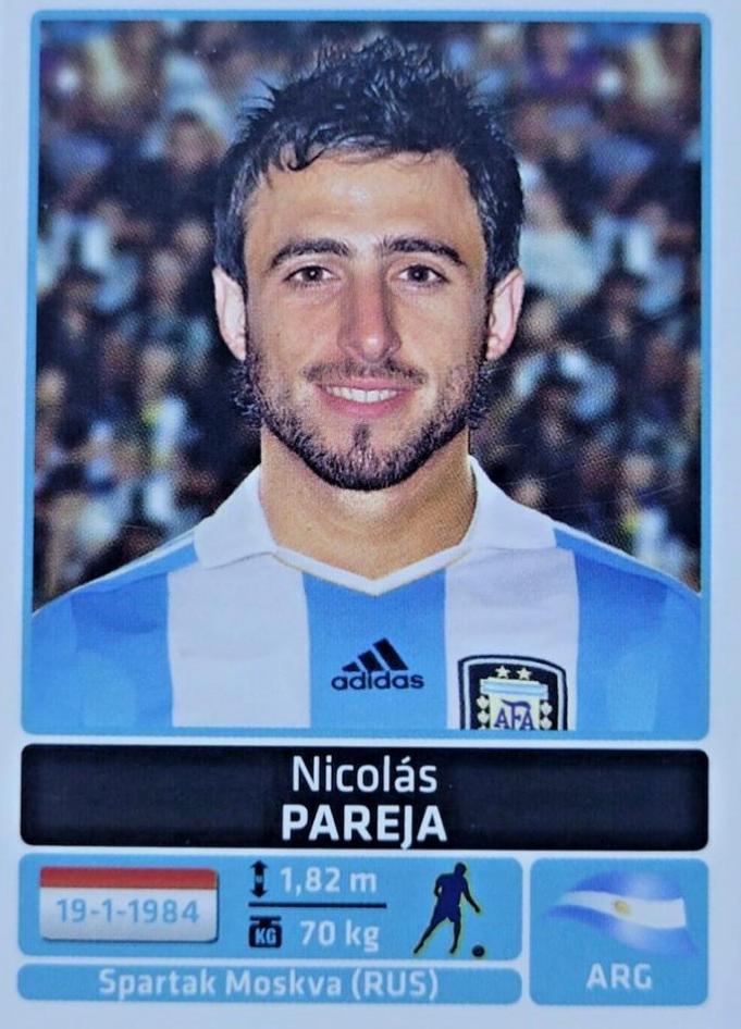 Nicolas Pareja #28 Soccer Cards 2011 Panini Copa America Argentina Sticker