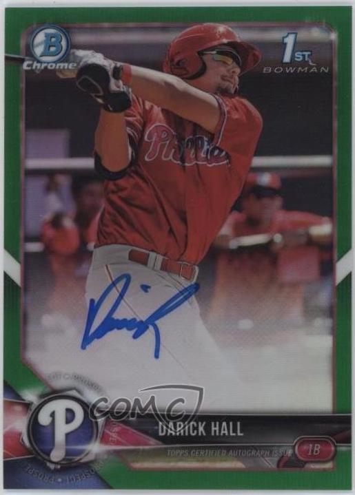 Darick Hall [Green Refractor] #CPA-DH