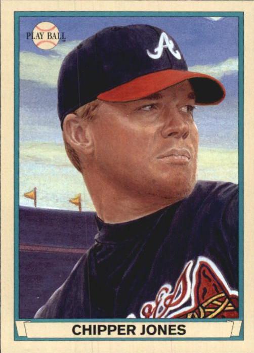 Chipper Jones #7 Baseball Cards 2003 Upper Deck Play Ball