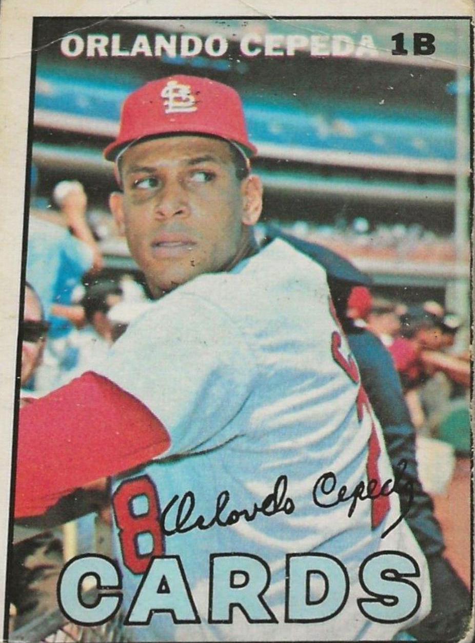 Orlando Cepeda #20 Baseball Cards 1967 O Pee Chee