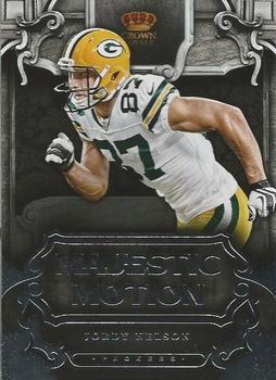 Jordy Nelson #17 Football Cards 2012 Panini Crown Royale Majestic Motion