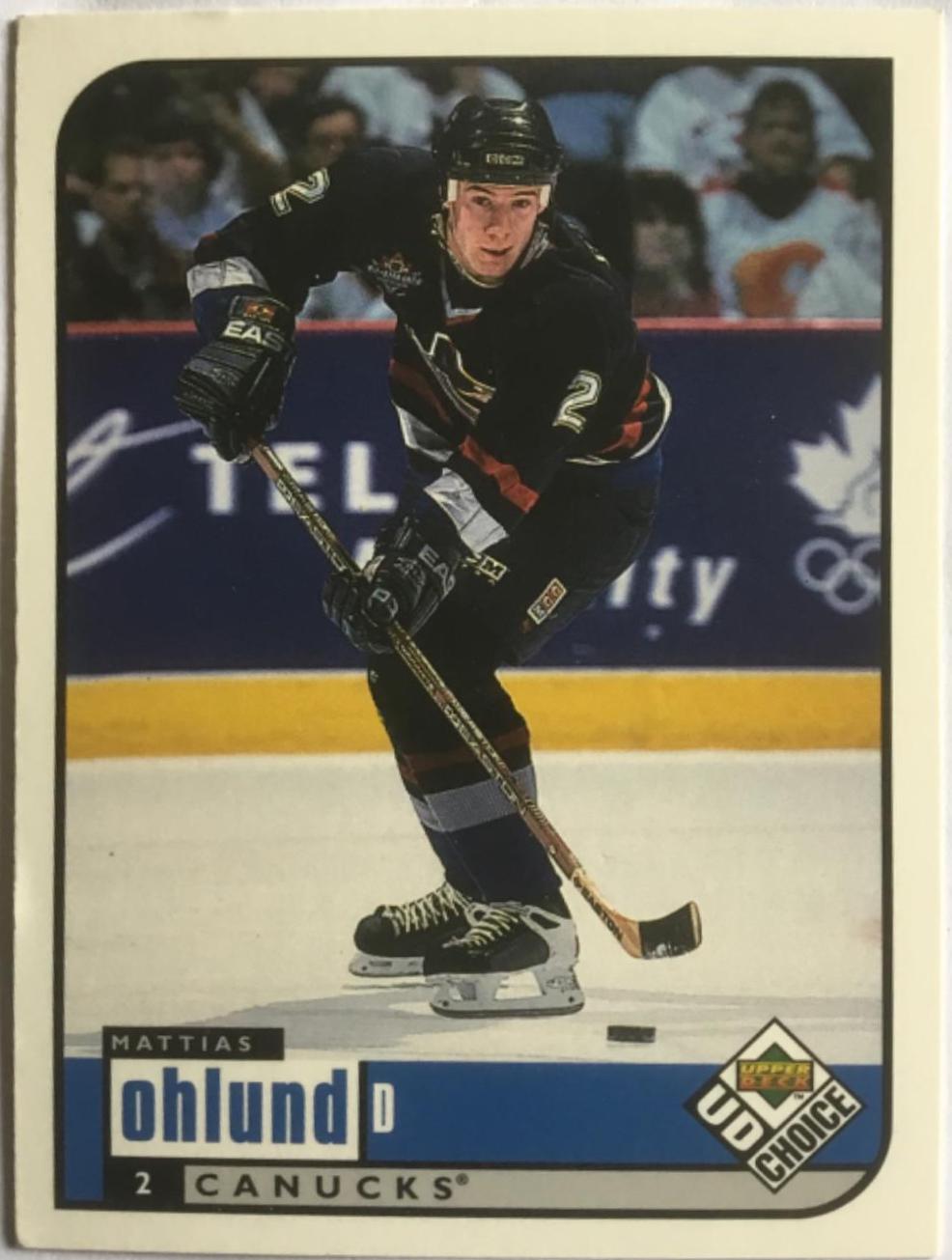 Mattias Ohlund #206 1998 Upper Deck Hockey