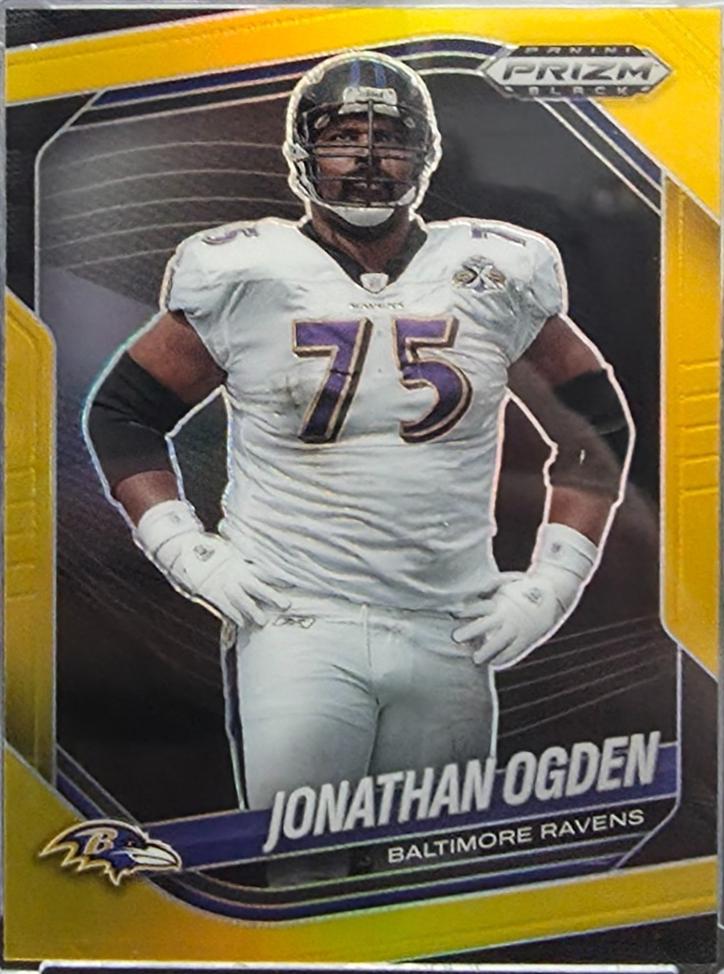Jonathan Ogden [Autograph Gold Shimmer] #7