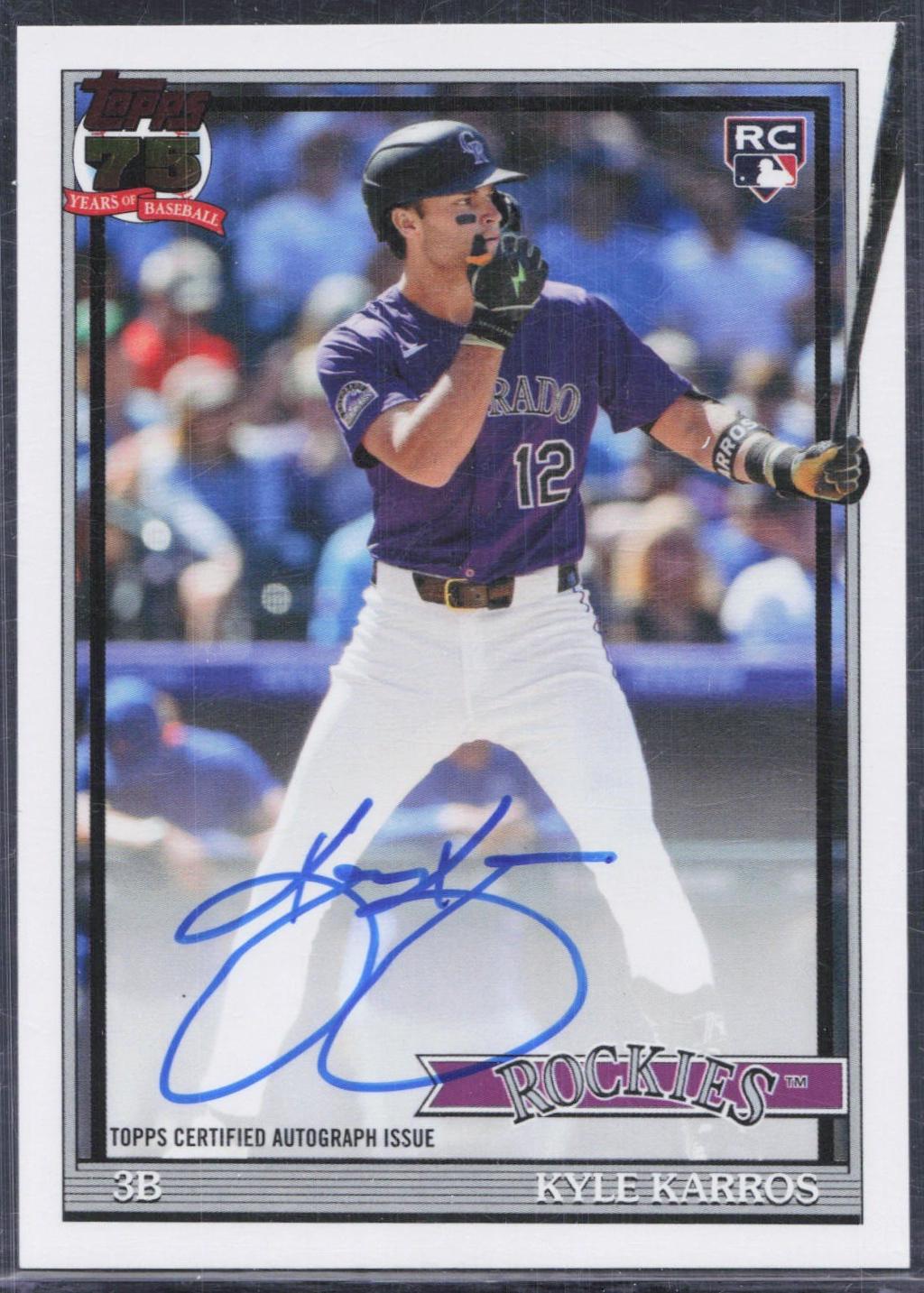 Kyle Karros #91AU-KK 2026 Topps Update 1991 Autograph Baseball