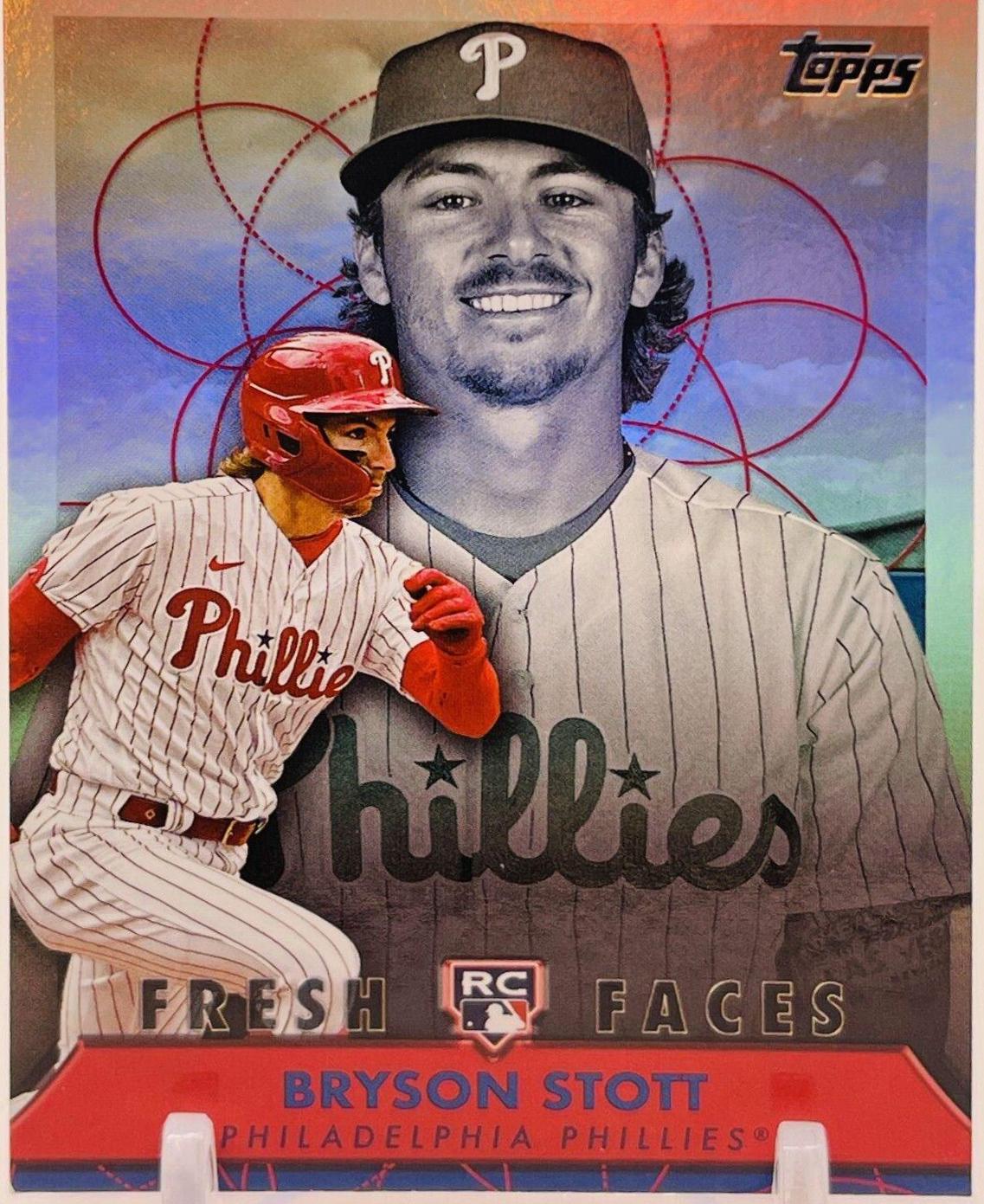 Bryson Stott #FF-23 Baseball Cards 2022 Topps Fresh Faces