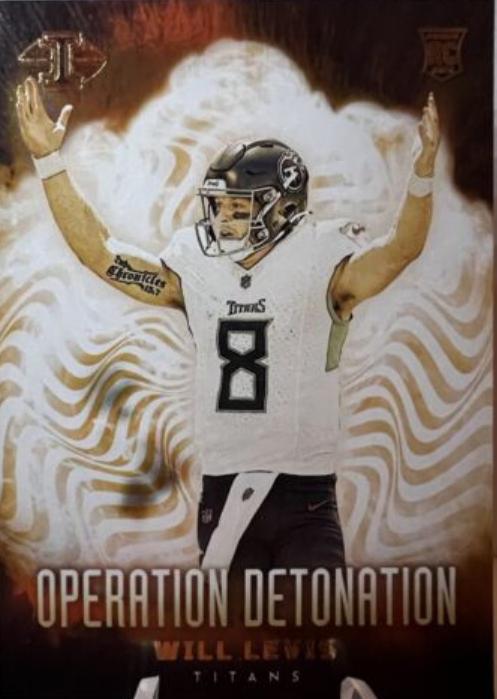 Will Levis #24 Football Cards 2023 Panini Illusions Operation Detonation