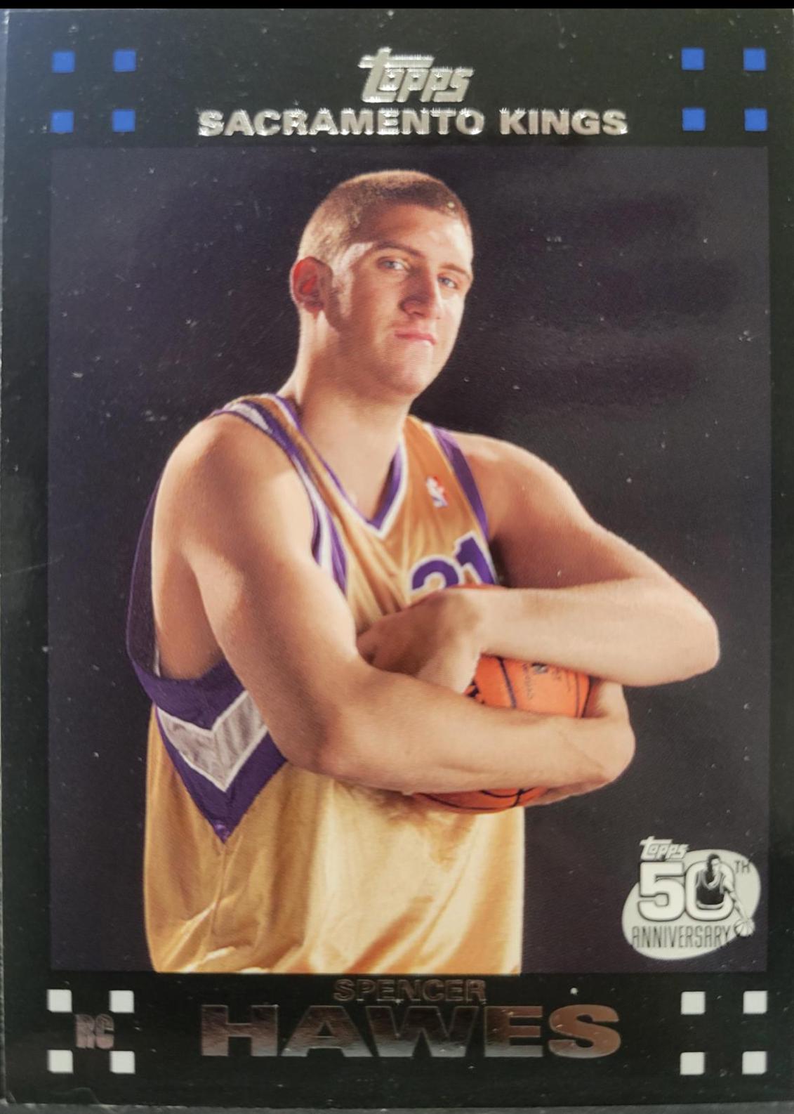 Spencer Hawes #120 Basketball Cards 2007 Topps