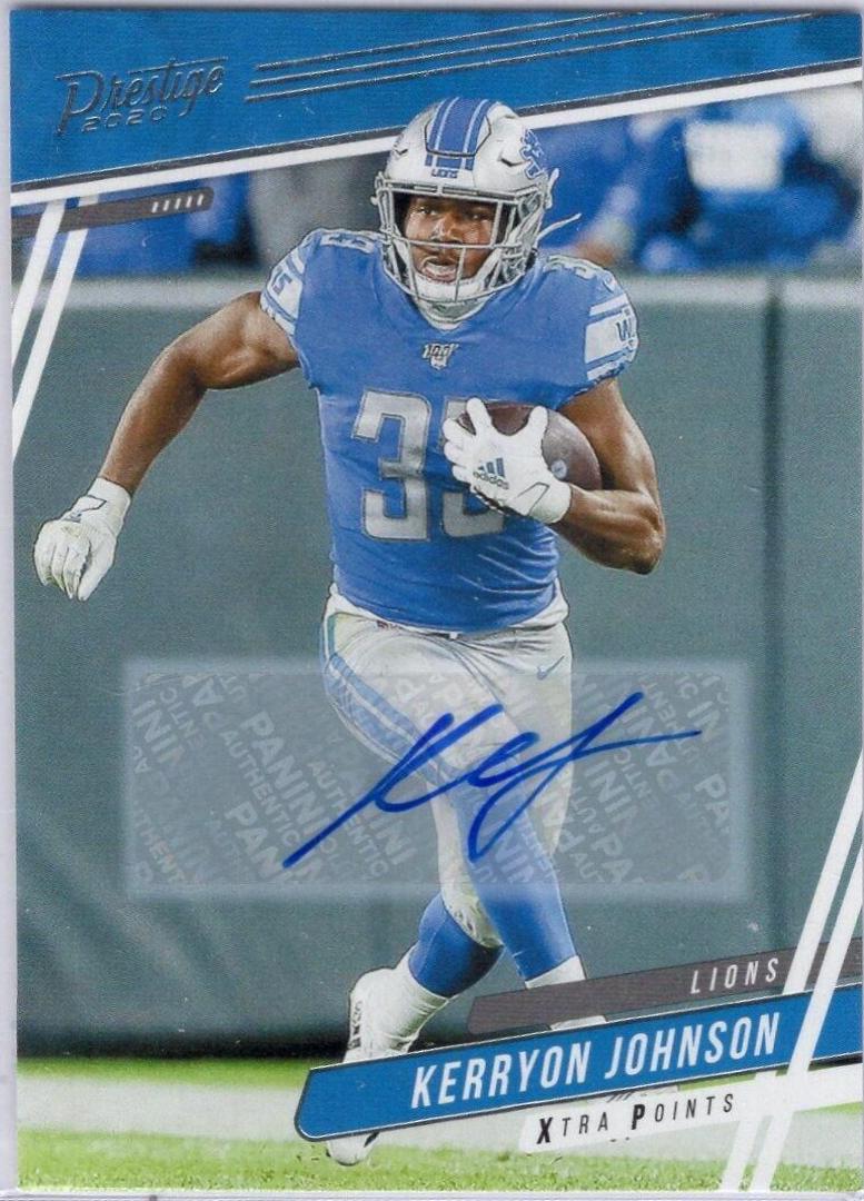 Kerryon Johnson #120 2020 Panini Prestige Football